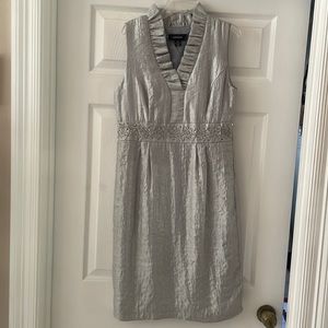 Dressy silver dress size 8